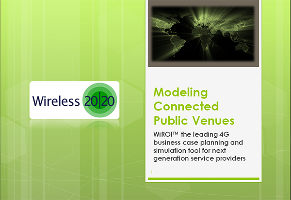 Modeling Connected Public Venues Using the New WiROI Venue Tool